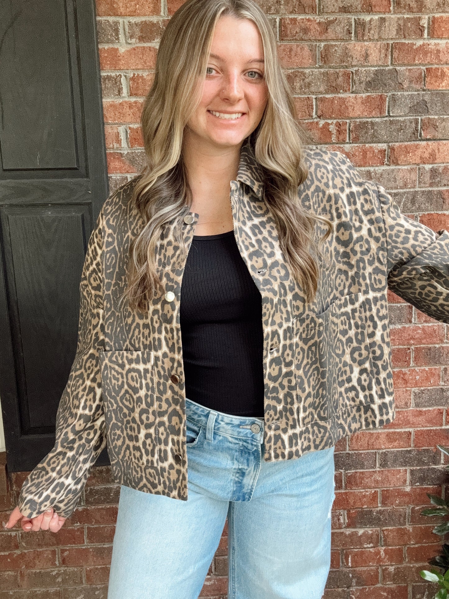Leopard Oversized Jacket