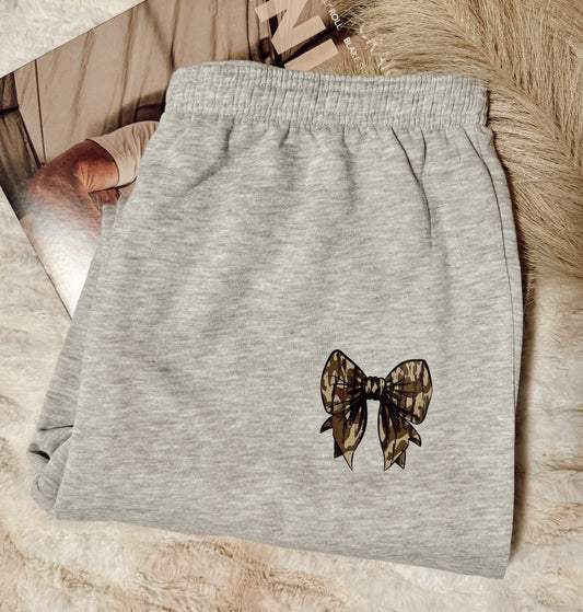 The Camo Bow Sweatpants